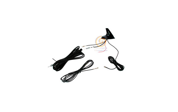 SHARK2 Antena tribanda para vehiculo GPS, UMTS-GSM, AM-FM amplificada