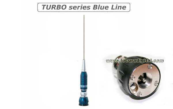 SIRIO TURBO1000 PL BLUE LINE CB 27 Comprimento 1,15 mts