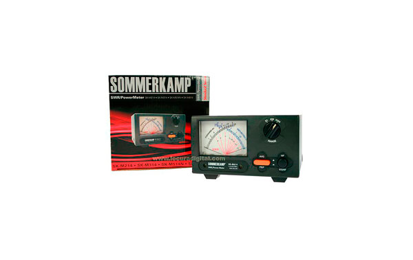 SKM614 SOMMERKAMP Medidor ROE+WATIMETRO 1,8-200/125-525 Mhz. 200 wats