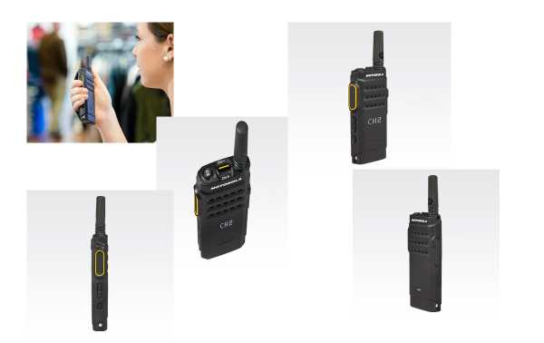 Technologie de Walkie SL1600-UHF de Motorla: Analogique, DMR TDMA Digital VHF 406-470 mhz avec l'affichage à LED 3 W
