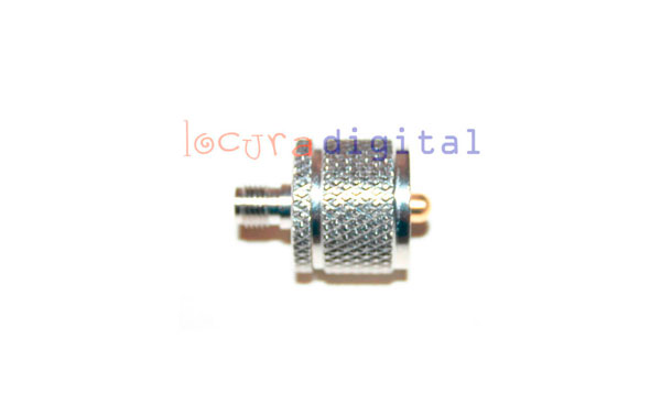 SMA1830 Conector SMA  hembra a PL macho.