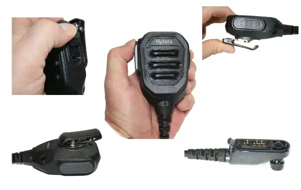 HYTERA SM50N1-P micro-altavoz PTT. Para walkies series AP5 y BP5