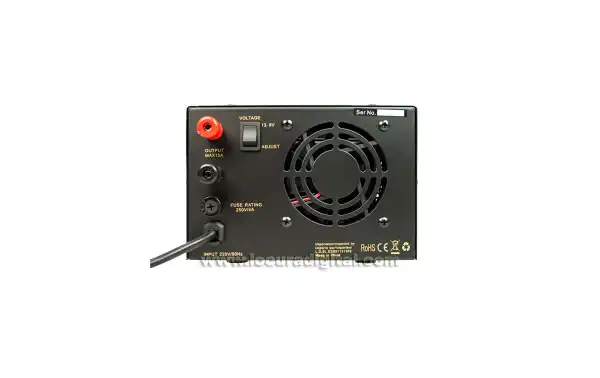 SADELTA SPS1517 Fuente Alimentación Conmutada 220volt AC/13,8DC (regulable10-16 v), 15 Amp