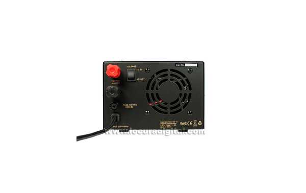 Alimentation à découpage 12V DC 10A | 2x emplacement accu 18 Ah | SEWOSY