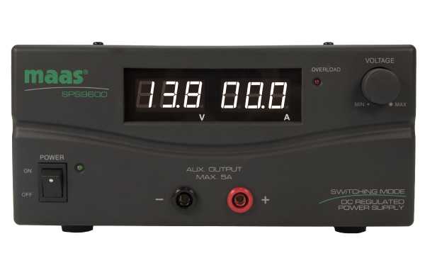 MAAS SPS 9600 de commutation d'alimentation 230v / 3-15V, 60 Amper.