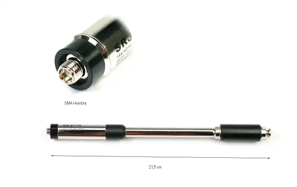 Antenne diamant d'origine (Japon) SRJ-770 SMA télescopique double bande (144/430 MHZ)