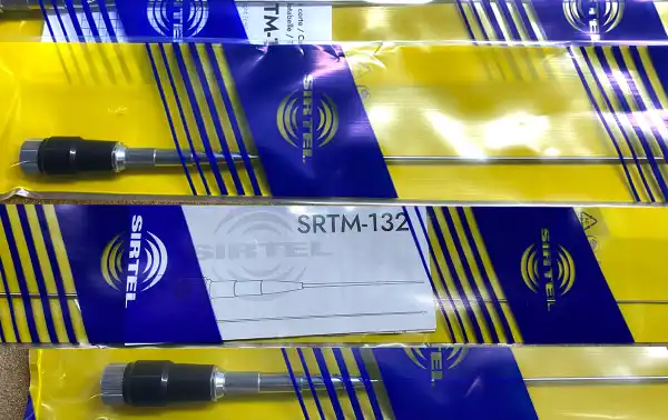 SIRTEL SRTM-132 Antena móvel VHF ajustável 136-174 Mhz. Conector PL