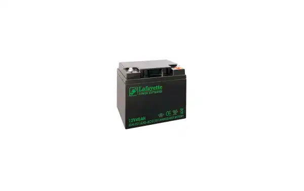 SW-12400 BATERIA DE PLOMO RECARGABLE Lafayette Power VOLTAGE 12V. Capacidad 40 amperios. Terminal: T16