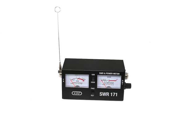 K-PO SWR-171 SWR mètre et wattmètre pour CB, avec 2 inst...