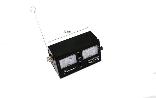 Sadelta SWR-27DL SWR meter and wattmeter for CB, with 2 instruments