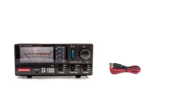 KOMUNICA SX-1000 Medidor R.O.E. con Vatímetro 1.8-160/430-1300 MHz