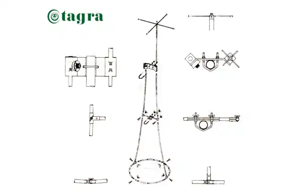 Tagra BT-101 Antenna of base CB 27 mhz assembly