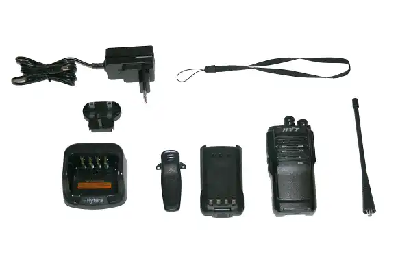 This device operates in traditional analog mode and offers **good coverage and stable reception**, with intuitive controls and long battery life, making it a practical and economical option for short and medium range communications.