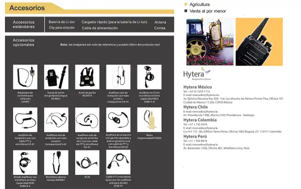 HYTERA TC508 U9 UHF Analog Walkie 400-480 Mhz.