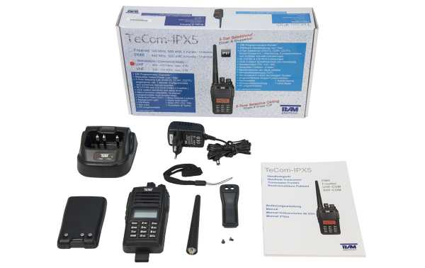 TEAM TECOM IPZ5 PR8090 PRO Professional Walkie UHF, 256 channels