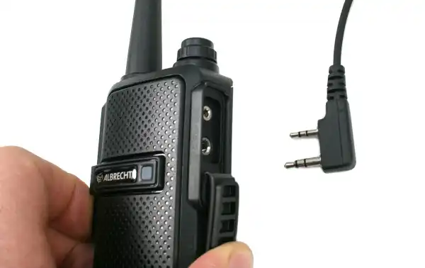 Albrecht Tectalk Worker 3 connection 2 pins headphones