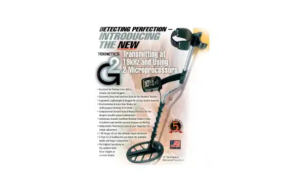 TECKNETICS-G2 GOLD G2 PRO 19 KHZ. Detector metales 