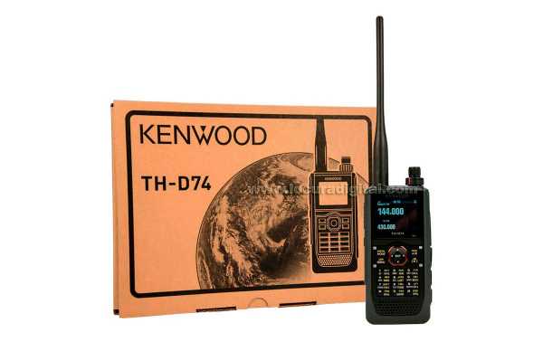 KENWOOD TH-D74 WALKIE BIBANDA  144/ 430 mHz + REGALO PINGANILLO PIN19K