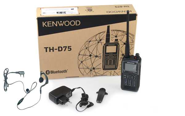 KENWOOD TH-D75 WALKIE BIBAND 144/ 430 Mhz PIN19K GIFT.