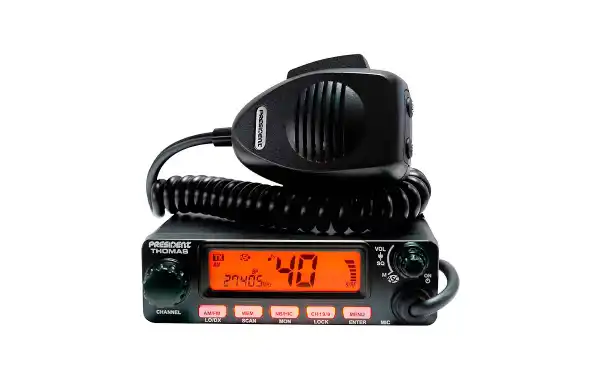 THOMAS PRESIDENT emisora 40 canales AM / FM CB 27 Mhz.