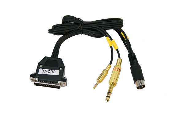 TI-IC13: Cable para Icom IC-703, IC-706 (todos los modelos), IC-718, IC-7000 (necesitan DIN-13 ACC socket), para IC-7200, IC-7300, IC-7410, IC-9100