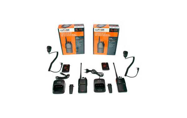 TL-77 KIT6  WALKIE PROFESIONAL DE USO LIBRE SIN LICENCIA PMR 446 X 2 WALKIES TL 77 + 2 MICROFONO ALTAVOZ