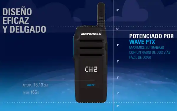 Motorola TLK-100i Walkie pour réseau 3G / 4G, Wi-Fi, LTE