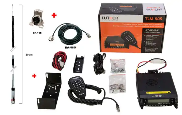 ÉMISSION MULTI-BANDES LUTHOR TLM-909 DESERT À 4 BANDES 29/50/144/430 / Mhz