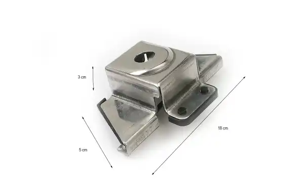 LEMM TS-64 Suporte universal para porta-malas ou capô de veículos, ideal para instalar antenas Lemm, President, Sirio etc. HF-CB-VHF-UHF