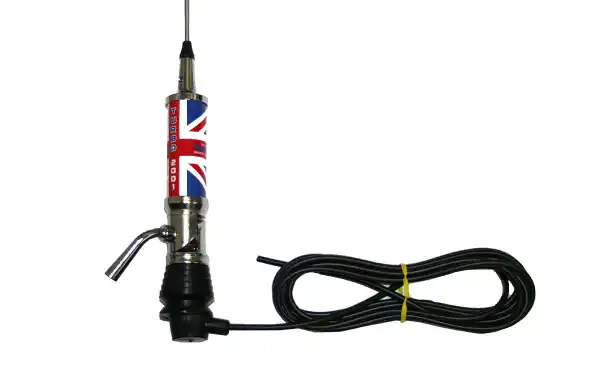 LEMM TURBO2001 Bandera UK Antena abatible CB27mhz Longitud 200 cm 