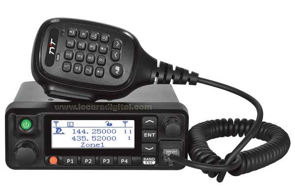 analógico TYT-MD-9600 e da Estação DMR digital Dual Band 144/430 Mhz