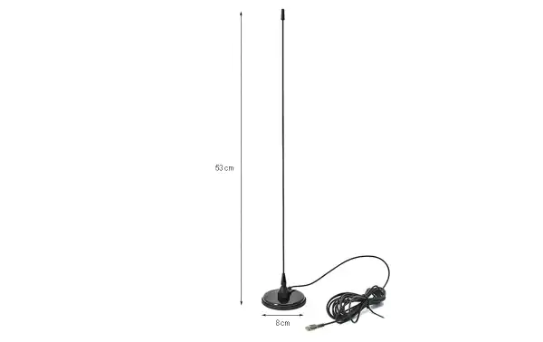 NAGOYA UT-308-SMA Hembra Antena móvil magnética bibanda VHF-UHF 