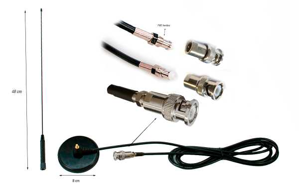 NAGOYA UT-72-BNC Dual band magnetic mobile antenna VHF-UHF