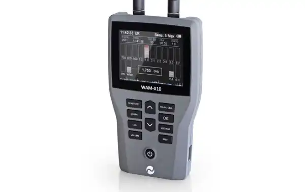 JJN Digital WAM-X10 Monitor Actividad Inalámbrica Multibanda 0-14 GHz