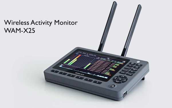 WAM-X25 JJN DIGITAL Detector y monitor de actividad de radiofrecuencia