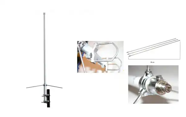 The KOMUNICA X-5000-N is a high efficiency antenna designed to operate in three frequency bands: VHF, UHF and SHF. With its rugged construction and advanced specifications, this antenna is ideal for applications requiring superior performance at the 144 M