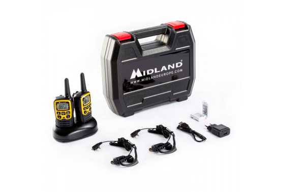 MIDLAND XT-50-AVENTURE Par Walkie-talkies mid-range PMR446 chegar a 8 Km