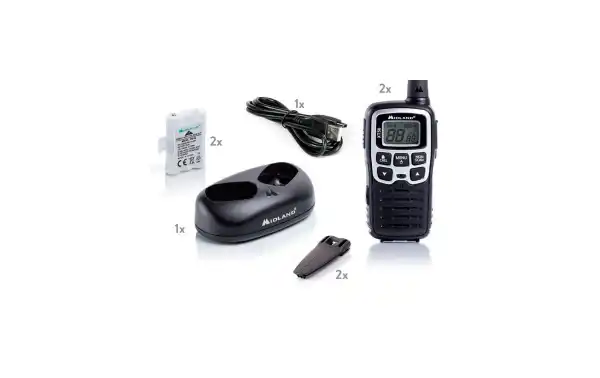 MIDLAND-XT-50BODY Pareja walkies PMR446 USO LIBRE