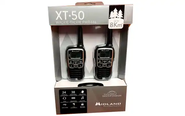 MIDLAND-XT-50BODY Pareja walkies PMR446 USO LIBRE