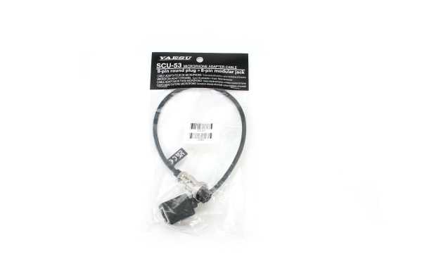 YAESU SCU-53 Adapter cable from RJ45 to 8-pin round connector