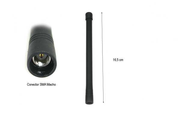 YHA62VHF Antena para Yaesu VX110/120/150 / FT250/270