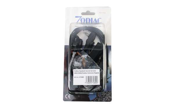 Z47480 ZODIAC Micro fone de ouvido Tubular Fone de ouvido para walkie D80 e D400