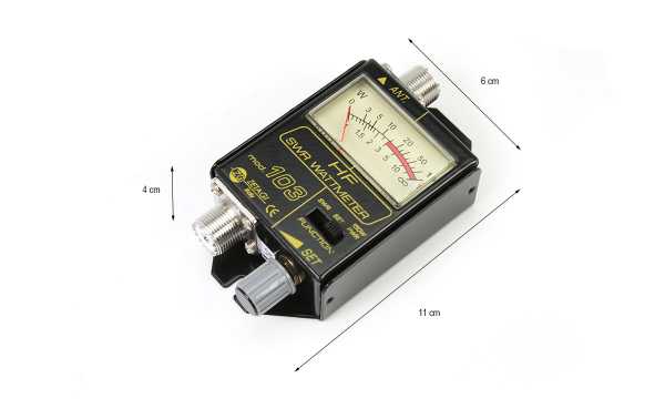 ZETAGI 103 Stationary SWR meter and wattmeter Range 25 -50 Mhz