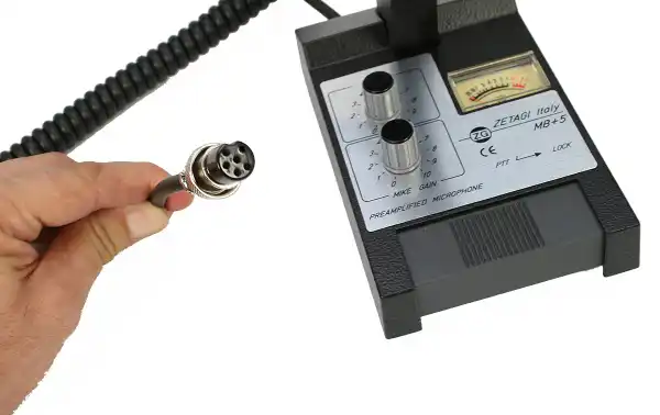 MBPLUS5A6M ZETAGI microfono sobremesa PRESIDENT, ALAN48, ALAN 78