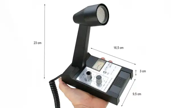 MBPLUS5A6M ZETAGI microfono sobremesa PRESIDENT, ALAN48, ALAN 78